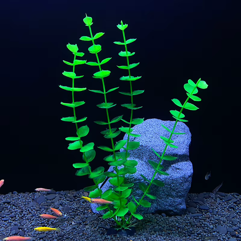 Plantas artificiales decorativas para acuario, paisajismo para pecera, adornos de pasto acuático, plantas acuáticas simuladas — imagen 5