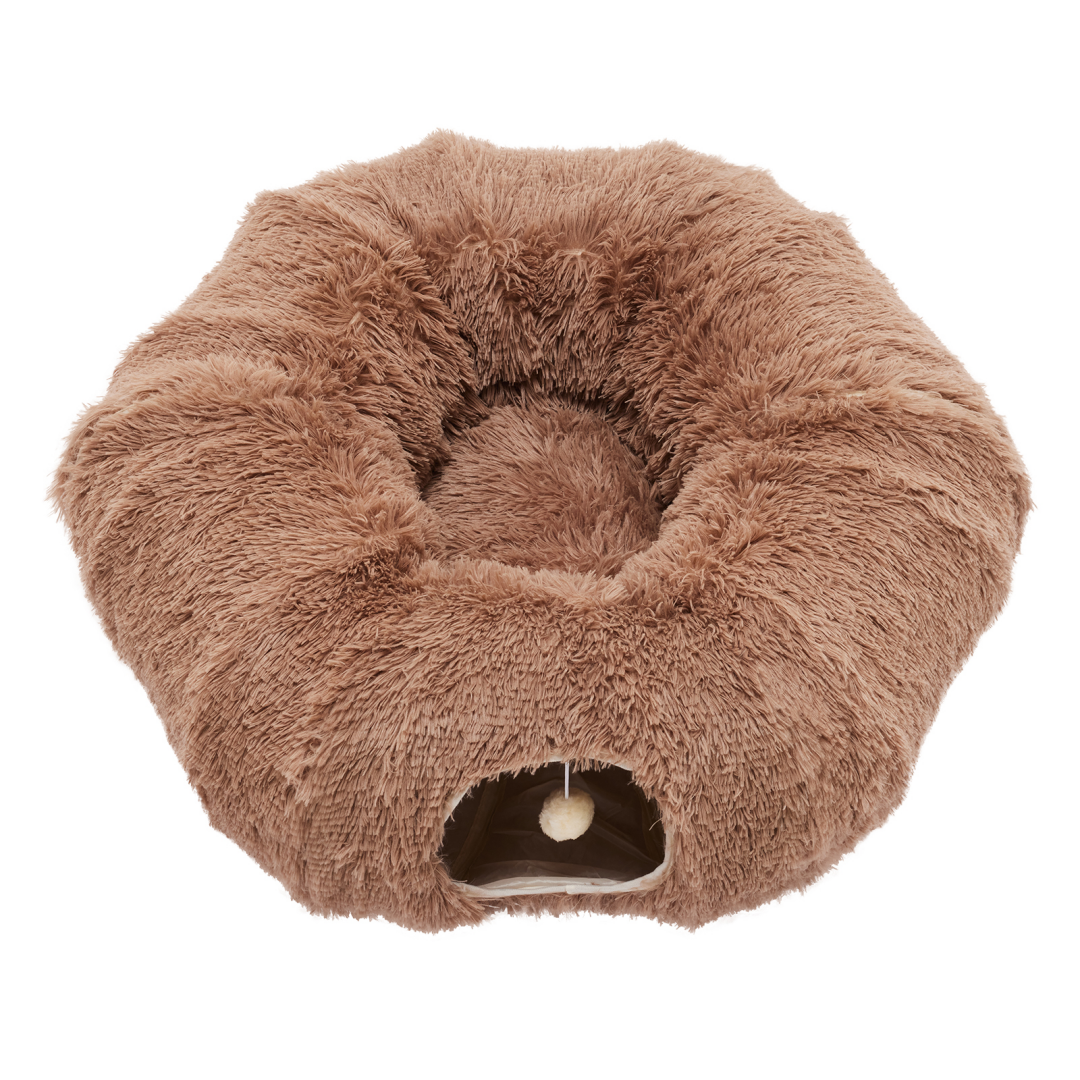 Túnel para Gatos con Caja de Descanso, Túnel en forma de Donut con Escondite Plush para Gatos y Kitten — imagen 2