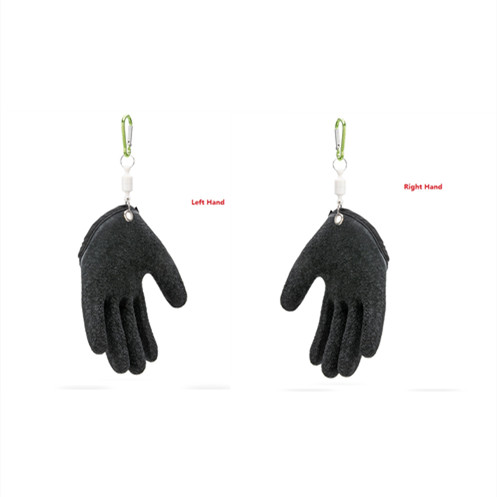 Fishing Gloves Anti-Slip Protect Hand From Puncture Scrapes Fisherman Professional Catch Fish Latex Hunting Gloves Left Right — image 1