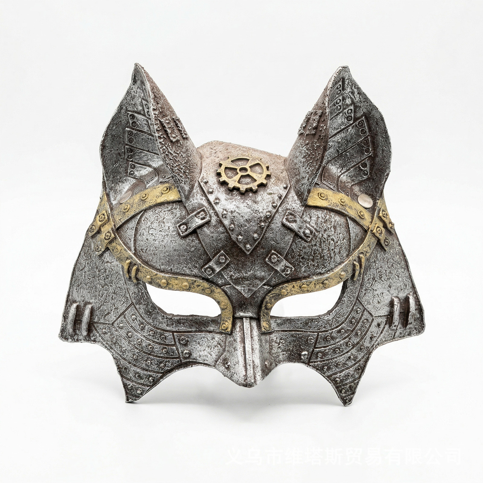 Disfraz de Zorro de Halloween Máscara de Carnaval Punk Estilo Noble — imagen 7