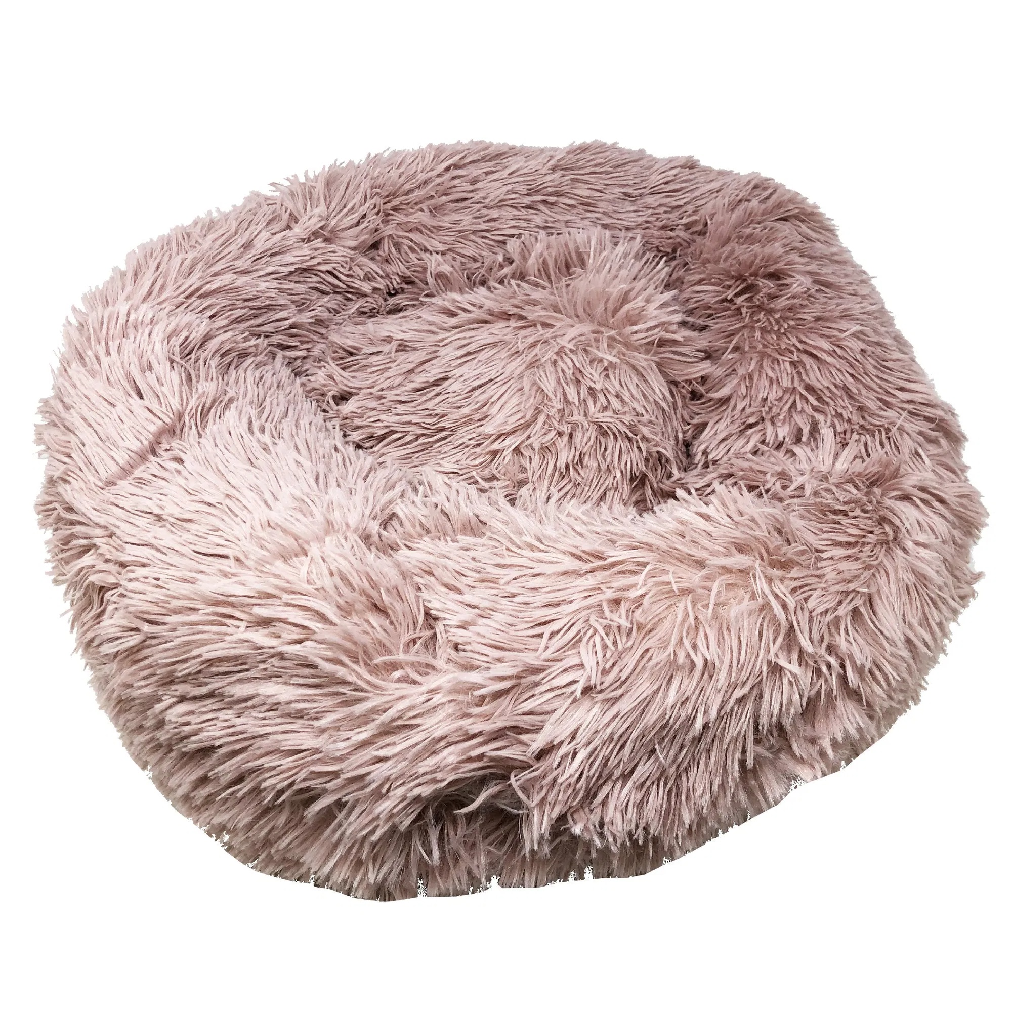 Premium Plush Round Dog Bed, Soft Cozy Pet Bed With Raised Edge — image 6