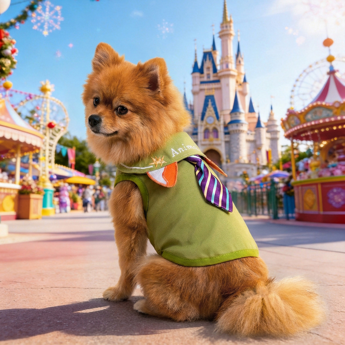 Pet Clothes Dog Clothes Cute Cat Clothing Spring Summer New Style Cute Rabbit Officer Puffy Tulle Dress Teddy — image 7