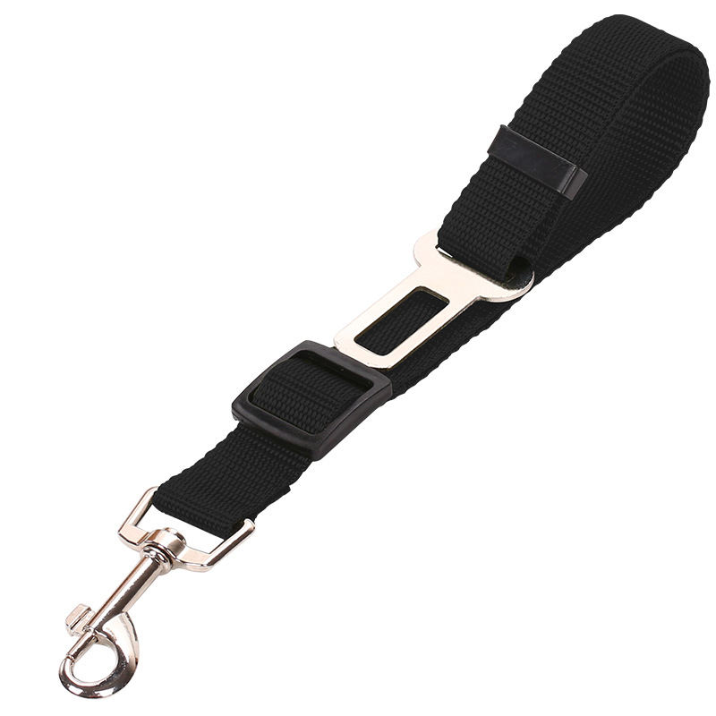 Cinturón de seguridad para mascotas ajustable de nylon para automóvil - Cuerdas para perros y gatos seguras en el asiento del pasajero — imagen 6