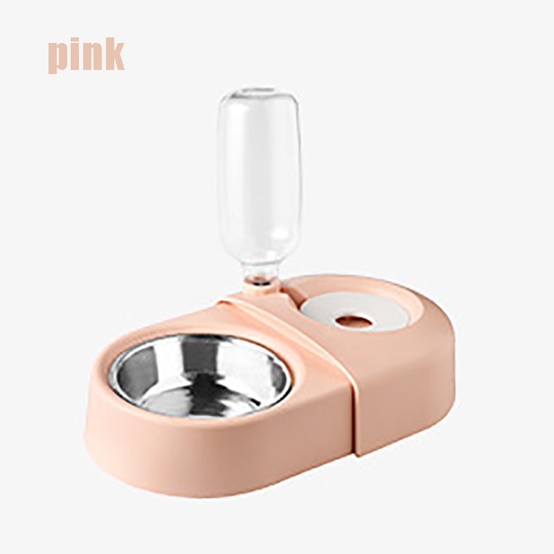 Dogs Cats Bowl and Drinking Fountains with Automatic Water Outlet Anti-overturning Feeders Plastic Feeding Bowl Pet Accessories — image 9