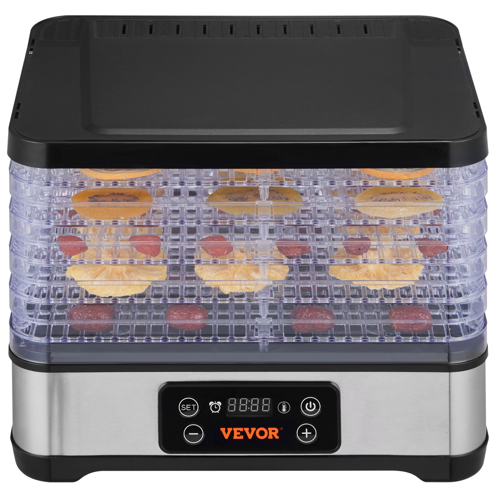 Food Dehydrator Machine, 5-Tray Fruit Dehydrator, 300W Electric Food Dryer Digital Adjustable Timer & Temperature For Jerky, Herb, Meat, Beef, Fruit, Dog Treats And Vegetables, ETL Listed — image 6