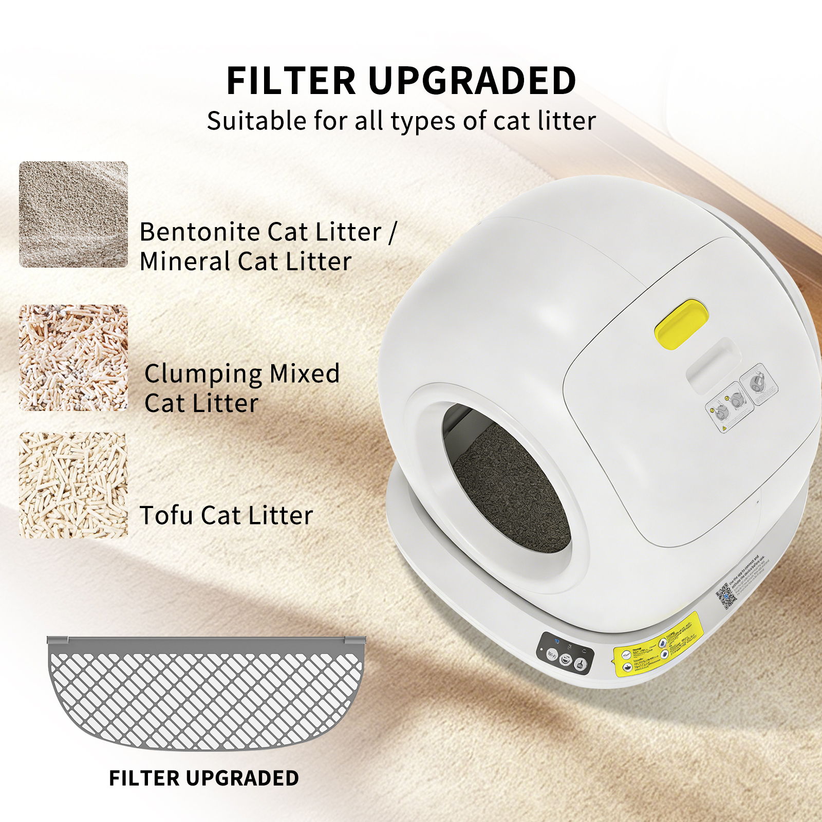 Solo Recogida en Tienda - Caja de Arena Automática para Gatos Completa — imagen 2