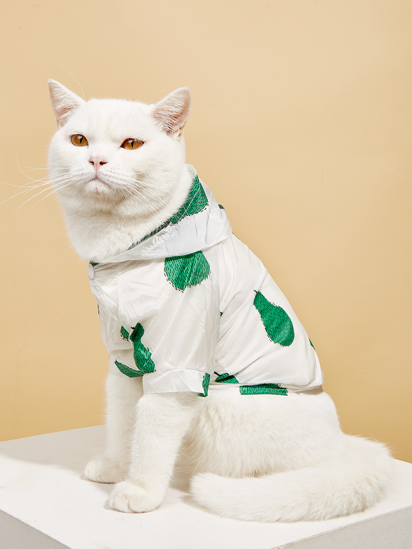 Summer New Pet Cat Supplies Shirt Dog Sun Protection Clothing With Hood Thin Section Breathable Fruit Printing Sun Protection Clothing — image 2