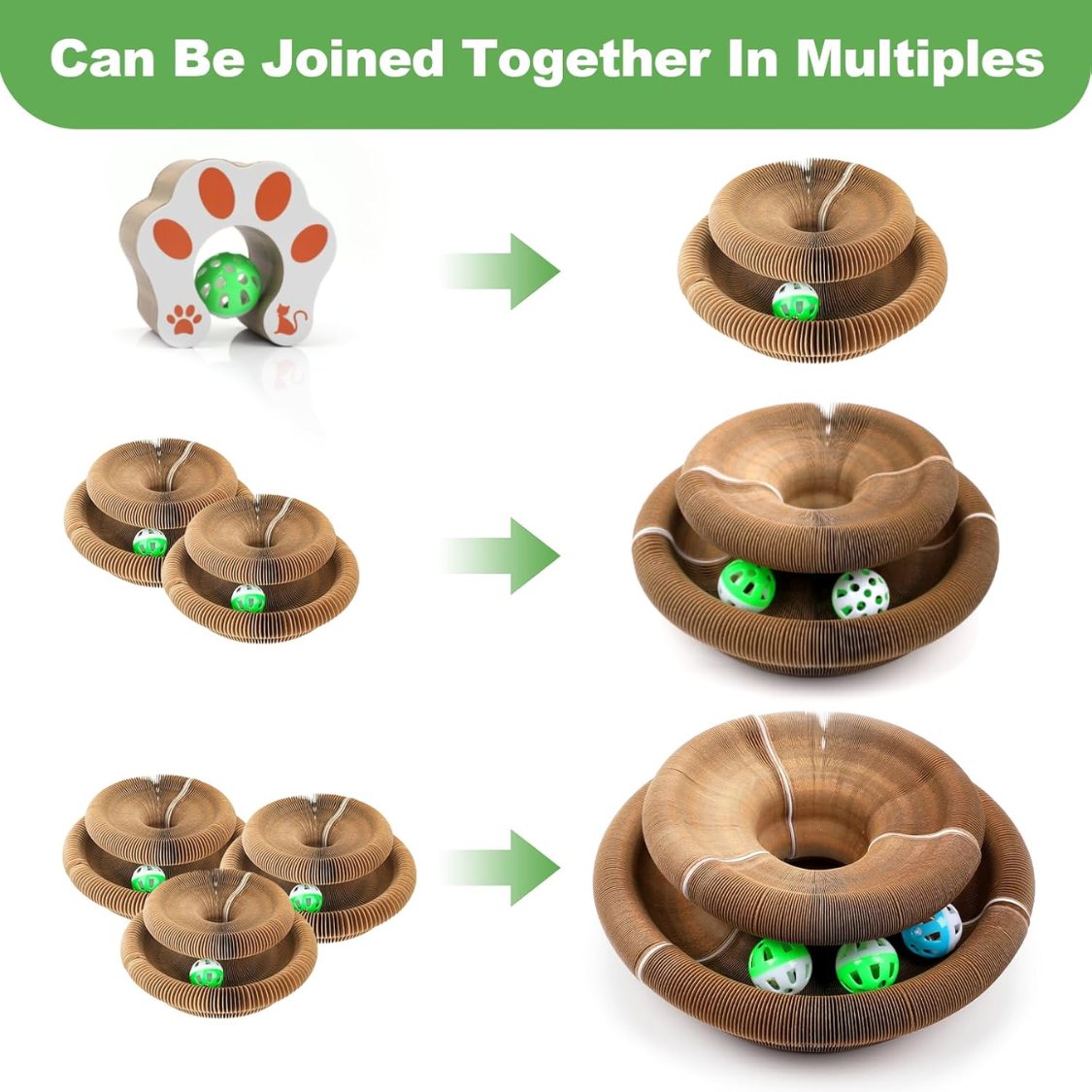 Kitty Kurlz Cat Scratcher Toy Interactive For Indoor Cats — image 2