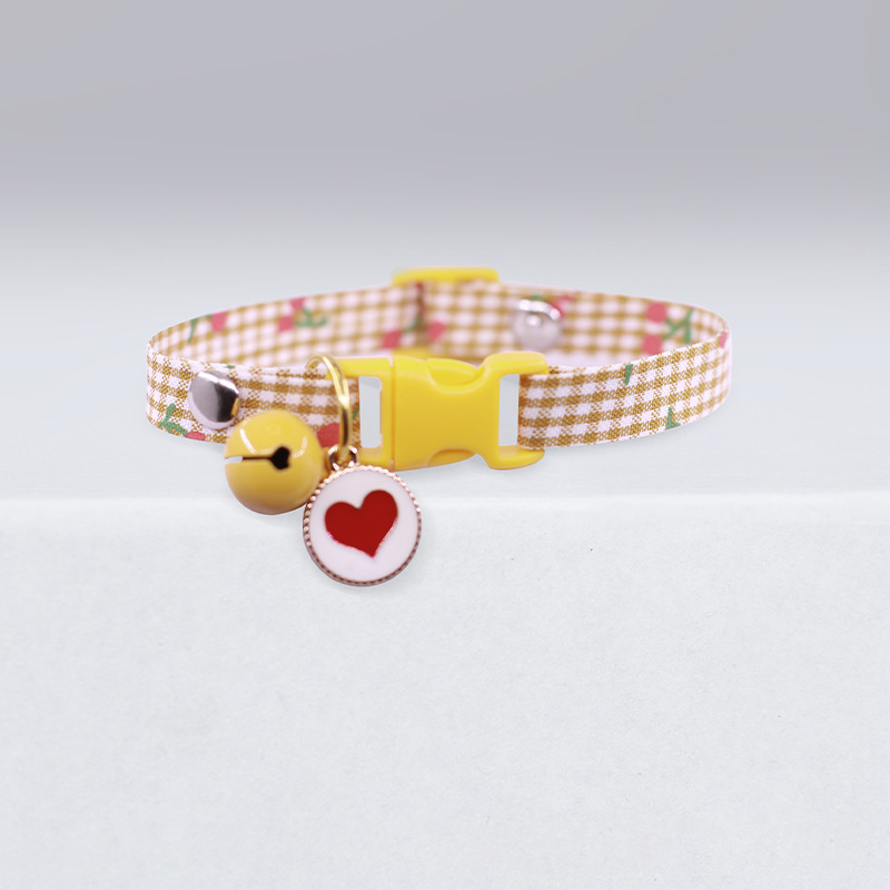Collar con Campana de Punto Polka para Gatos y Perros Pequeños, Accesorio de Moda para Mascotas — imagen 5
