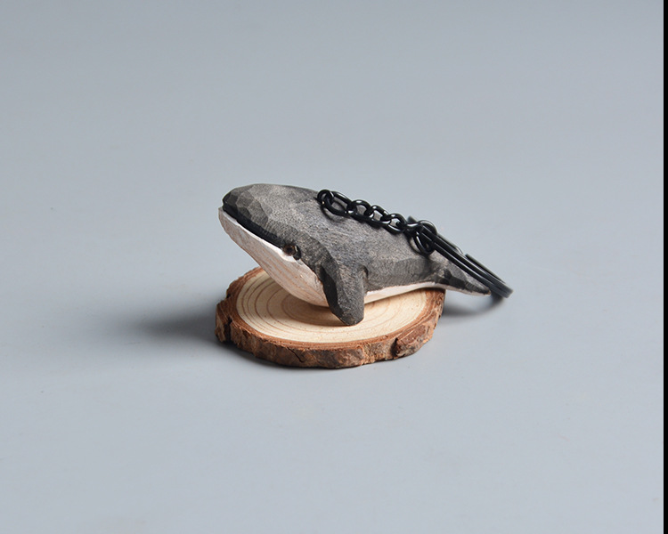 Creative Wooden Cat Trinkets Crafts Handmade Wood Carving — image 3