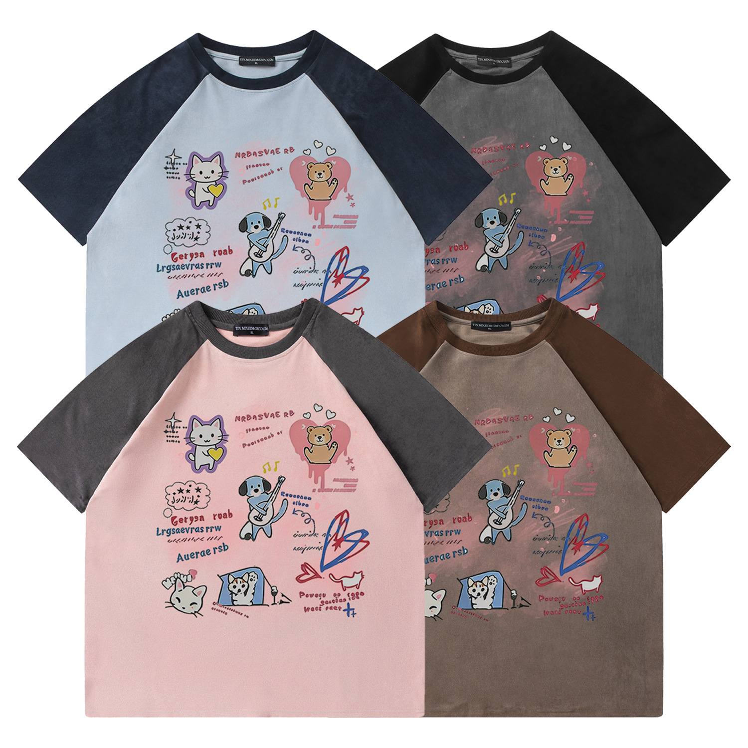 Cute Pet Band Printed Short Sleeves — image 6