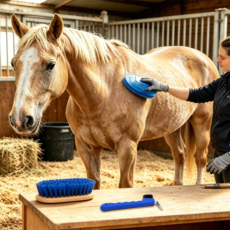 Kit de Limpieza y Cuidado del Caballo 3pcs - Herramientas para el Mejor Estado de Salud — imagen 2