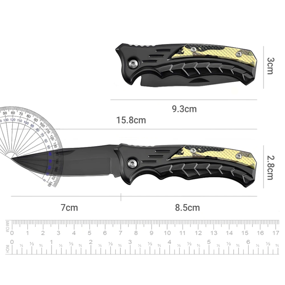 Stainless Steel Folding Knife Fillet Knife Fishing Boat Fishing Accessories with Easy To Carry Camping Meat Cutting PP Handle — image 5