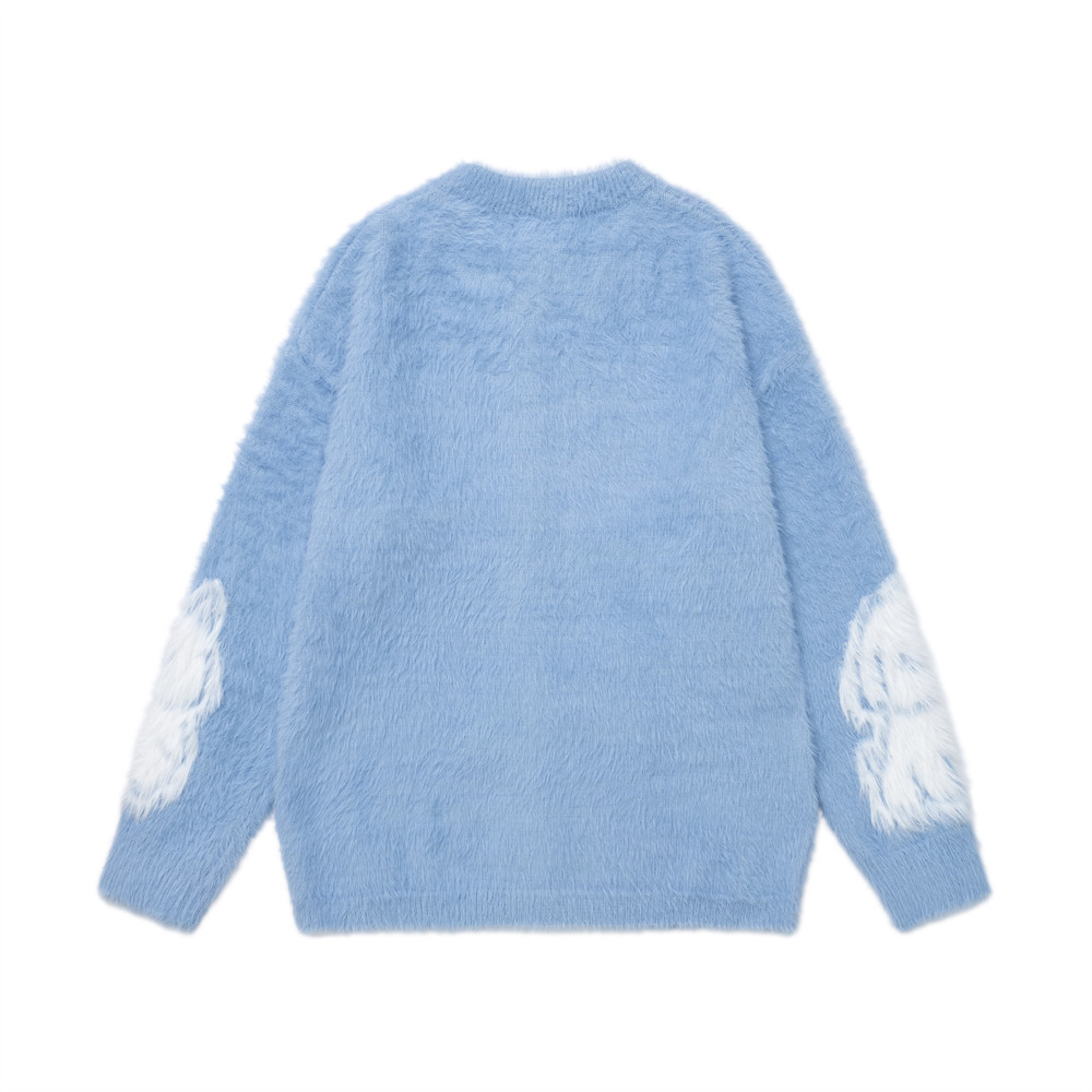Cartoon plush dog embroidered loose sweater — image 3