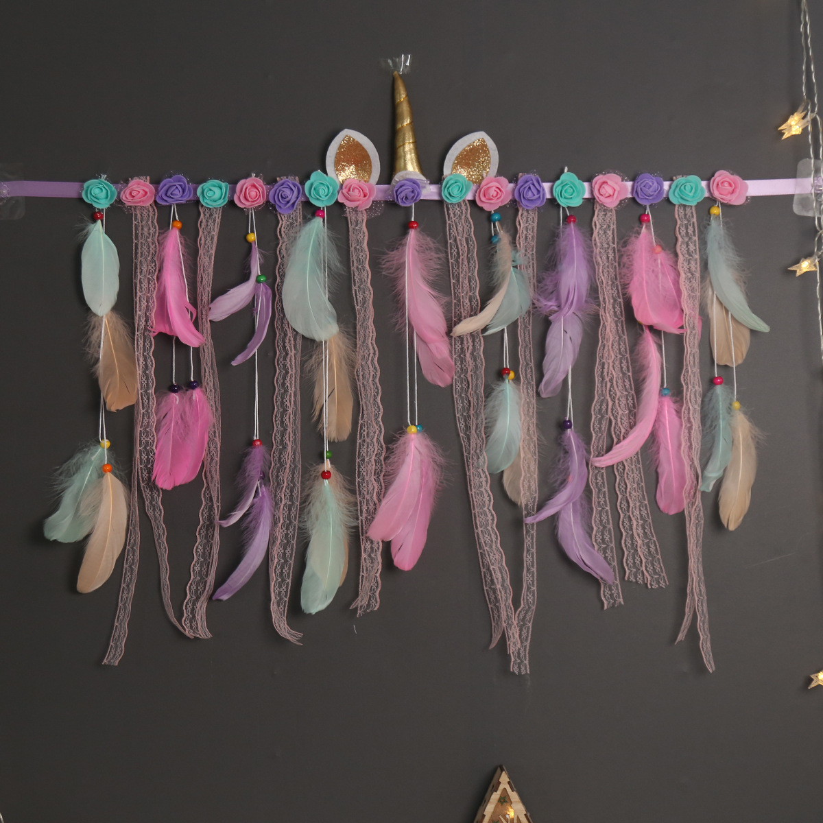 Fresh Girl Room Unicorn Veil Decoration Pendant Homestay Decoration Pendant Classmate Birthday Gift — image 7