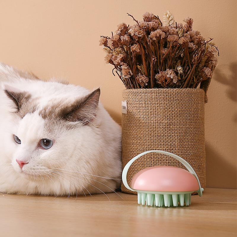 Daily Necessities Cat And Dog Massage Comb Pet Bath Brush Small And Medium Volume Cat And Dog Bathing And Bathing Comb — image 1