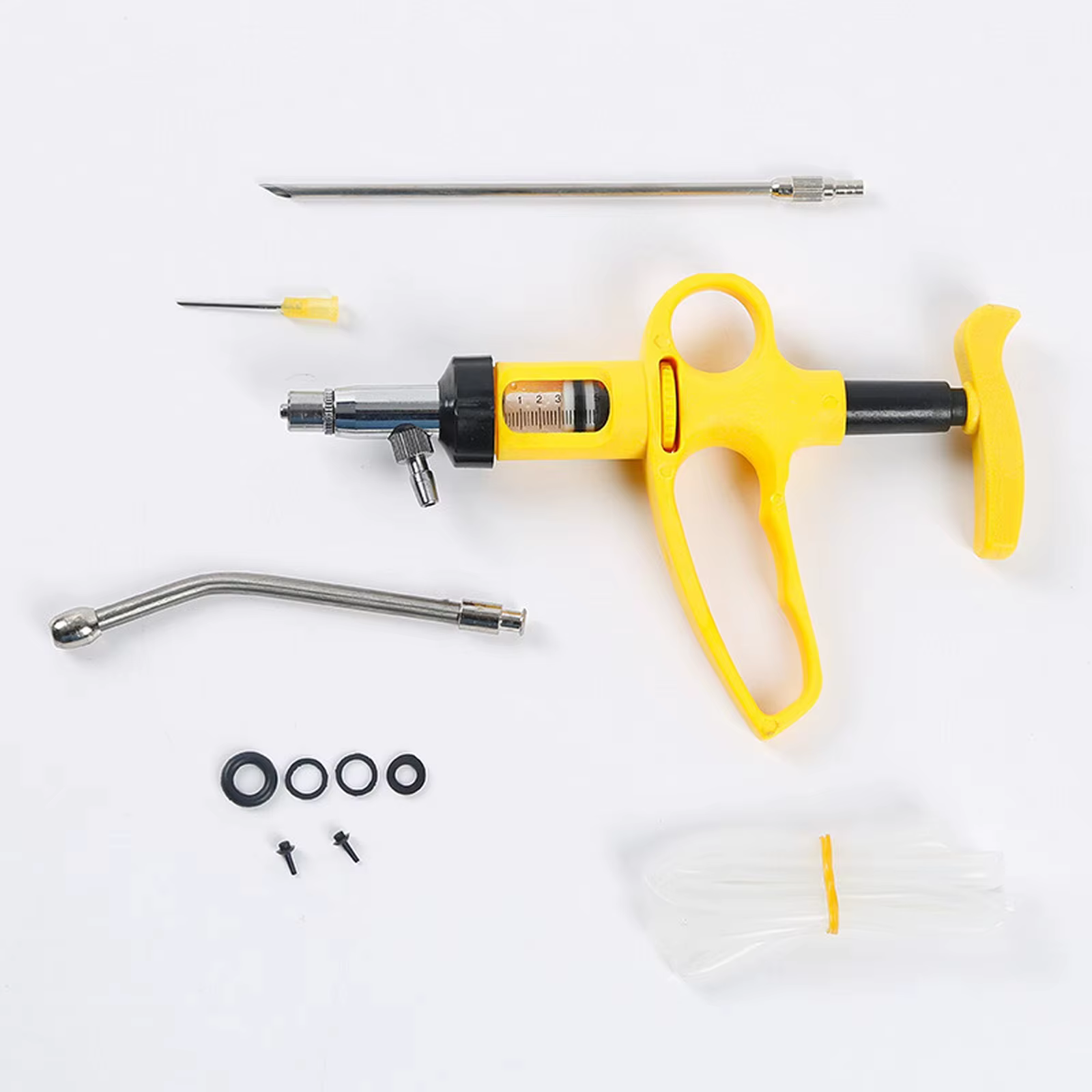 Inyector de Jeringa Continua Veterinaria Automática de 5ml/10ml, Inyección Animal para Ganado, Vacas, Pollos, Cerdos, Ovejas y Aves de Corral — imagen 5