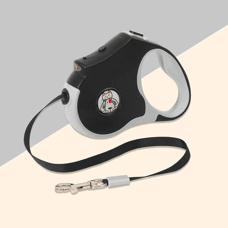 Automatic Traction Rope Pet Supplies Automatic Retractable Traction Leash With Lights Out Walking Dog Light Dog Leash — image 7
