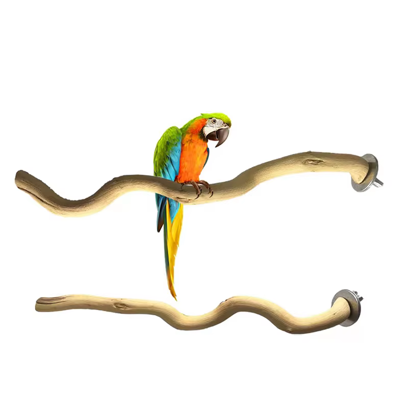 Rama de Madera Natural para Perchas de Aves - Ramas para Cámaras con Accesorios — imagen 1