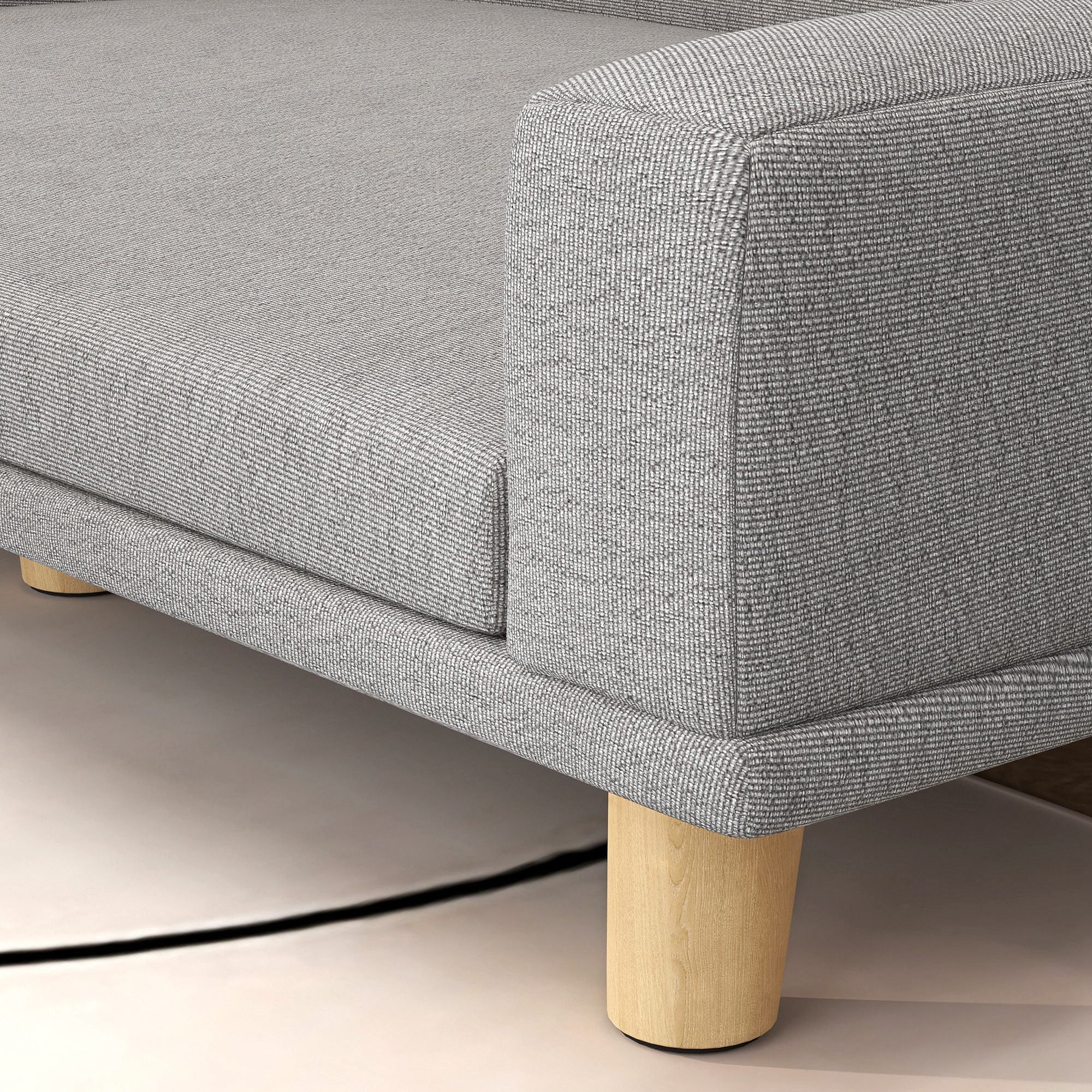 Sofá para Perros con Almohada Limpiable, Gris - Ideal para Perros Grandes y Gatos — imagen 5