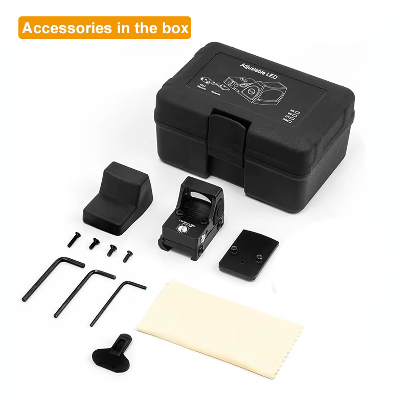 Mini Visor de Punto Rojo MR Red Dot Sight para Ajuste en Railes de 20mm para Caza — imagen 4