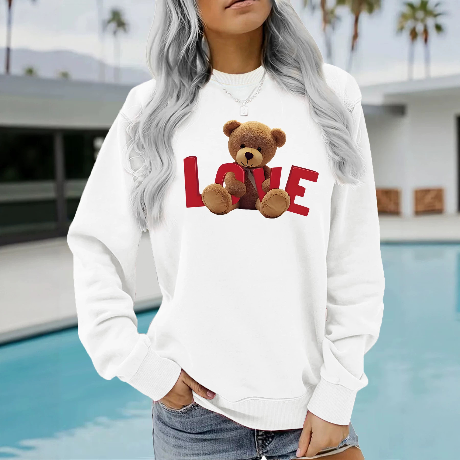 Little Bear Doll Valentine's Day Hoodie — image 4