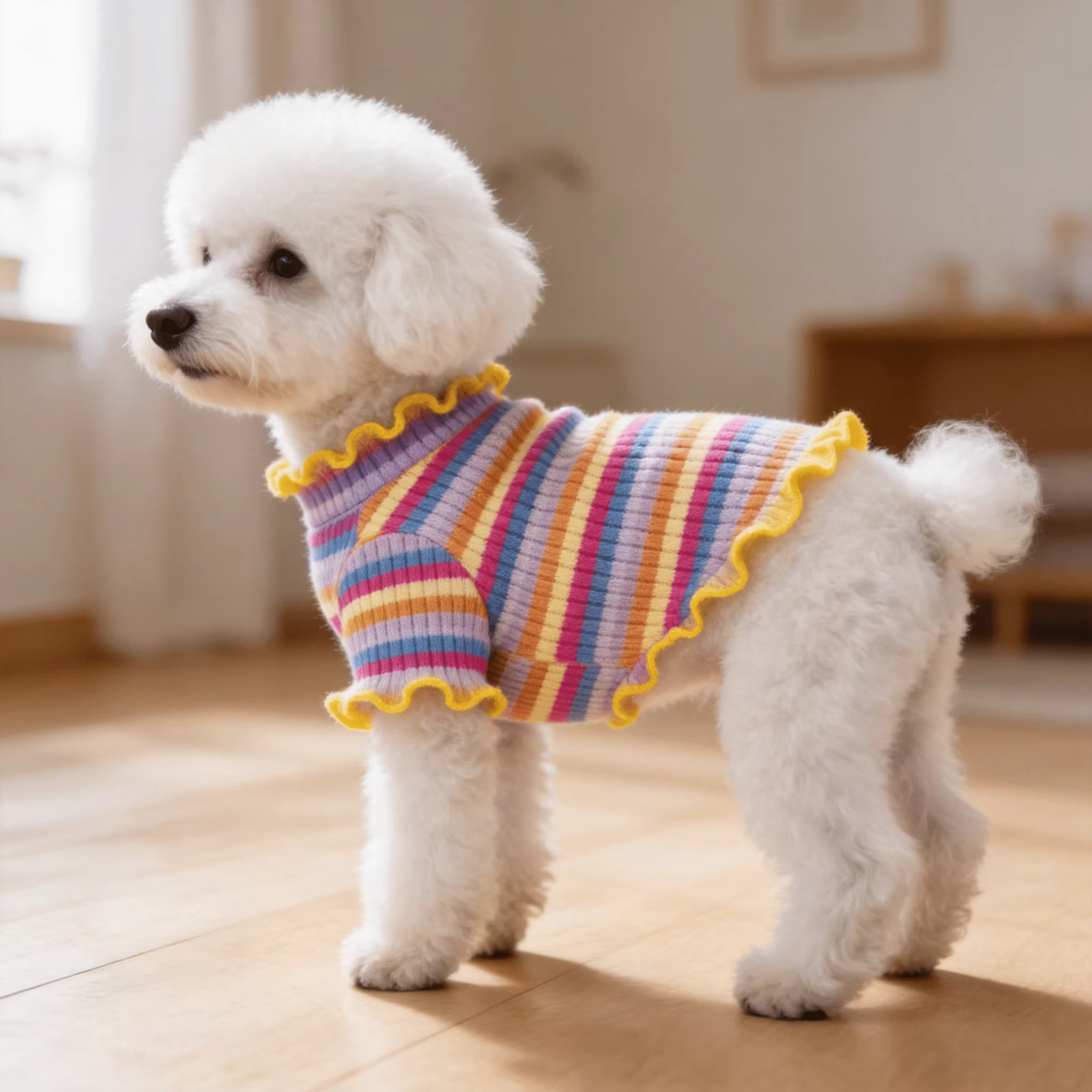 Ropa de Perro con Estampados Elásticos: Camisetas Cómicas para Cachorros y Puppies — imagen 2