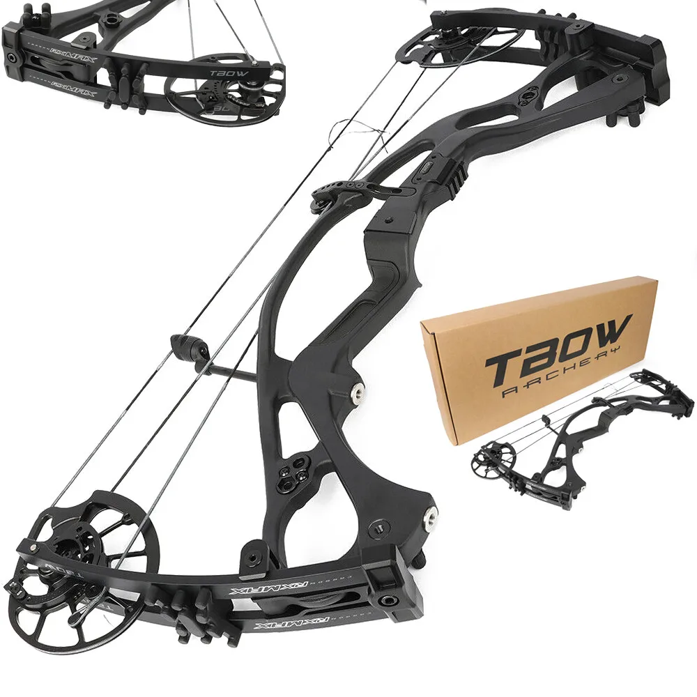 Arco Compuesto de 40-70Lbs, Velocidad de Flecha de 342fps, Arco de Poleas para Tiro con Arco, Mano Derecha, Reducción de Tensión 80-85%, Doble Leva CNC para Tiro, Caza y Blancos — imagen 1
