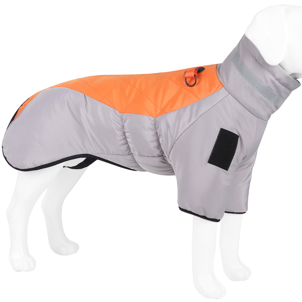 Ropa de Mascotas para Otoño e Invierno - Ropa de Perro Grande y Reforzada con Reflejos Calientes - Ropa de Algodón Revestida con Aislamiento Térmico — imagen 3