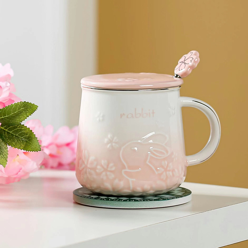 Taza Cerámica de Cerdo de Año de Café — imagen 4