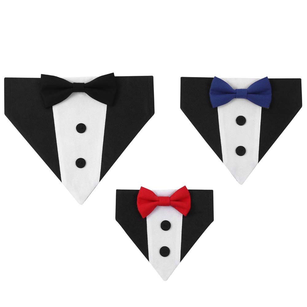 Manta triangular para perros con asido de saliva grande manta de cuello ajustable — imagen 5