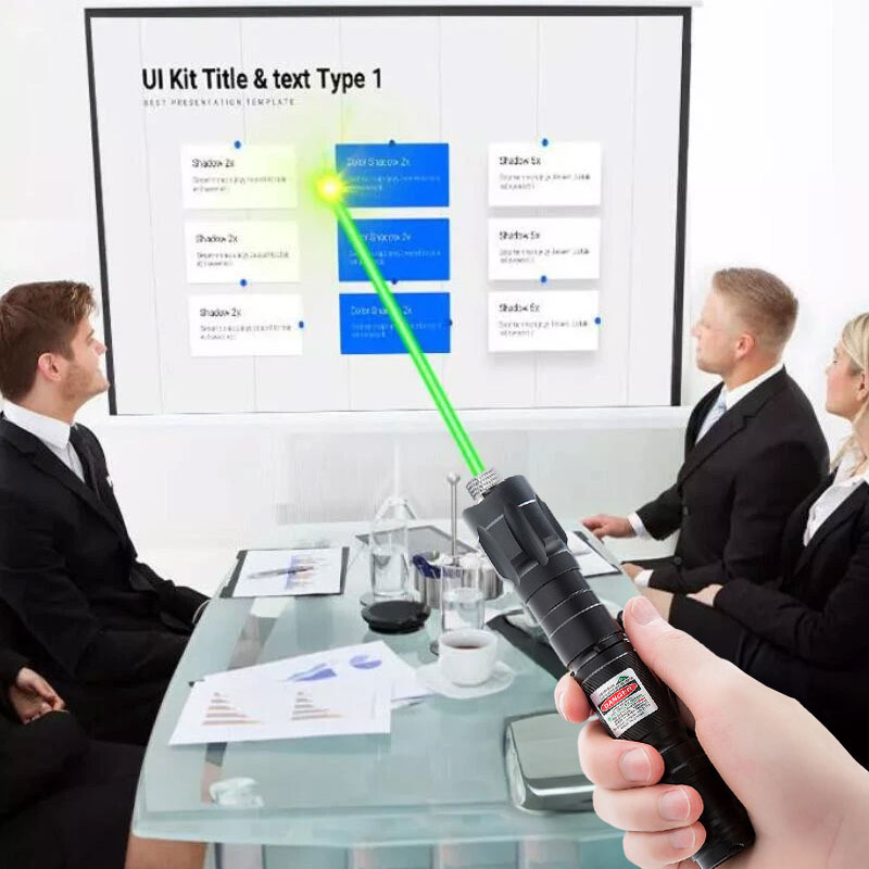 Mini 2-in-1 Portable Green Laser Pointer & LED Training Torch – Interactive Bright Light Pen Toy for Cats and Pets — image 4