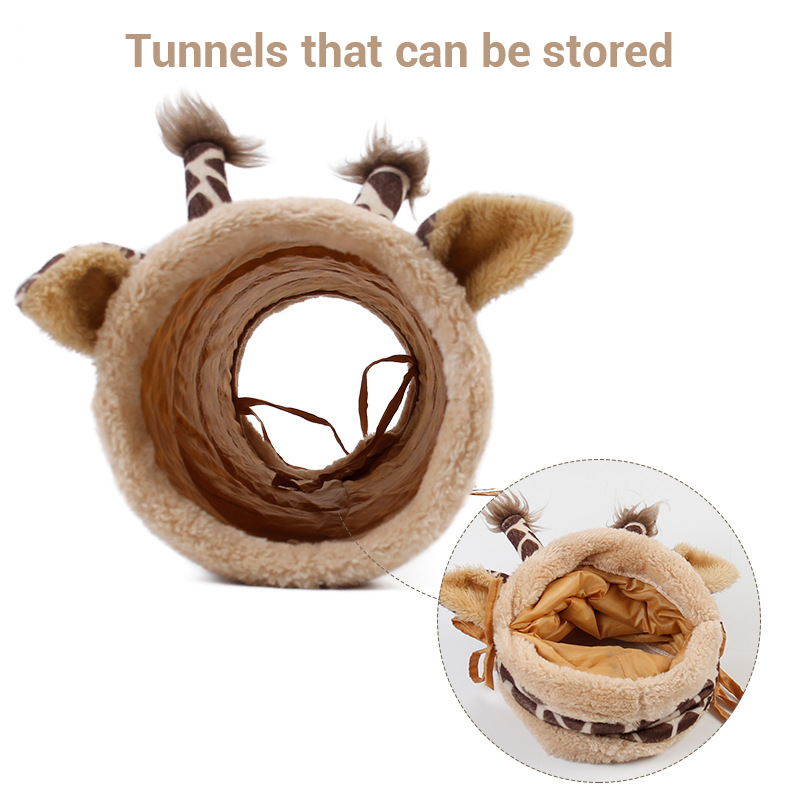 Mini Pet Supplies Single Pass Spring And Autumn Rabbit Tunnel Toys Dutch Pig Chinchilla Hamster Warm Nest — image 4