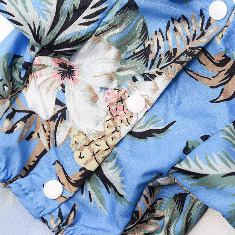 Ropa de Verano para Perros: Camisetas de Playa con Diseño Hawaiano para Canes Pequeños y Medianos, Vestimentas para Pug, Bulldog Francés y Mascotas — imagen 4