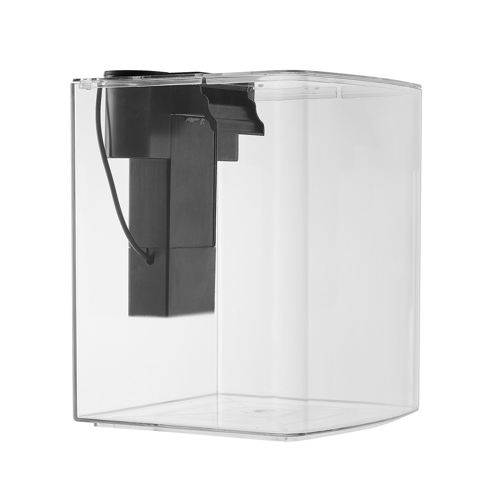 Acuario de 2 Galones Pecera Inteligente en Forma de Arco de GPPS Transparente 3 Colores y Autolimpieza — imagen 6