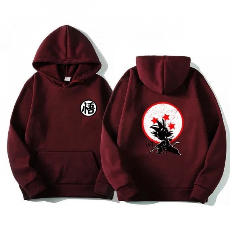 Casual Unisex Loose Hoodie Anime Dragon Ball Goku Round Neck Sweatshirt — image 5