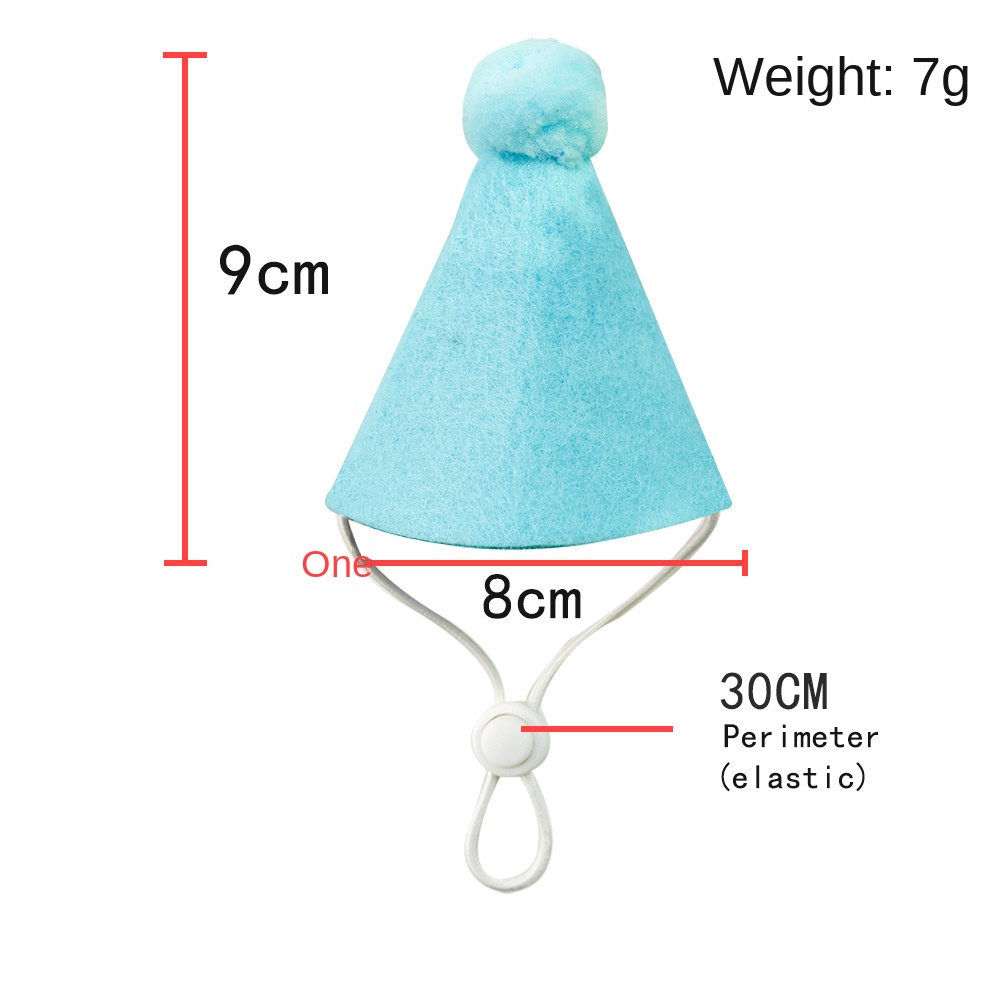 Pet birthday drool scarf cat bib scarf dog cat hat — image 6