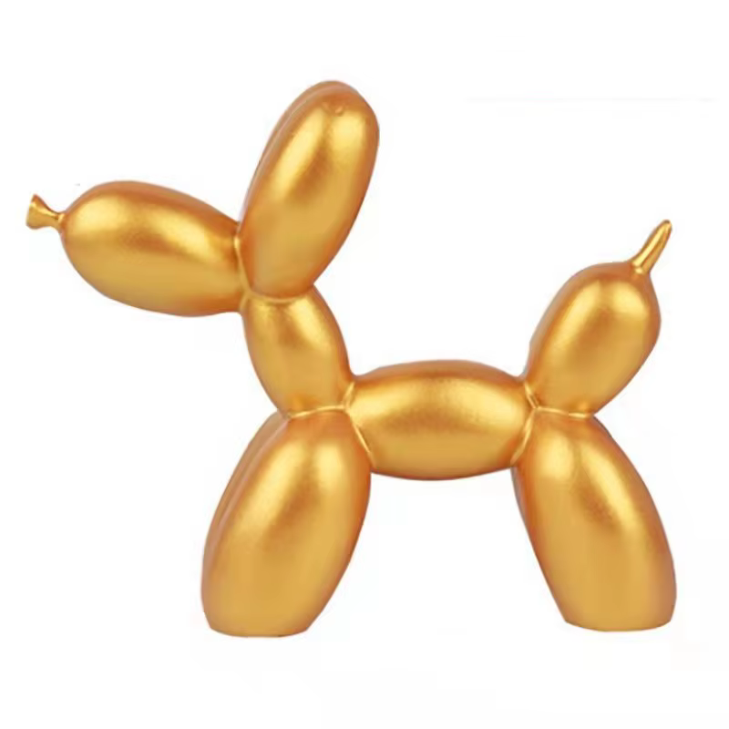 Mat Balloon Dog Nordic Figurine Animals Statue Sculpture Cake Art electroplating Small Antiskid decorations living Dessert Party — image 6