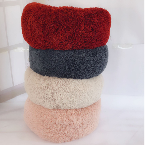Almohada Redonda de Pelo Largo para Gatos con Funda Antideslizante — imagen 17