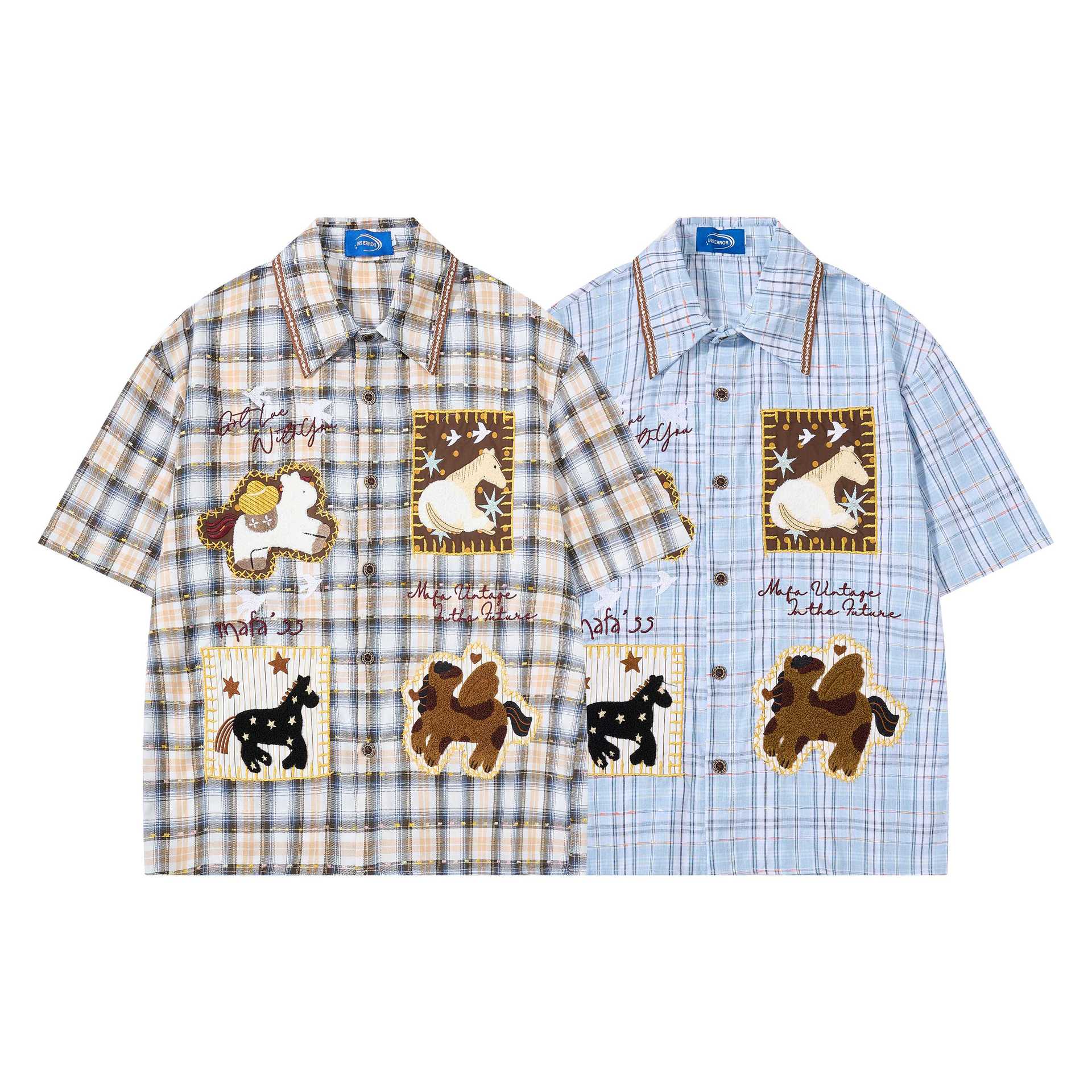Pony embroidery cloth short sleeved shirt — image 6