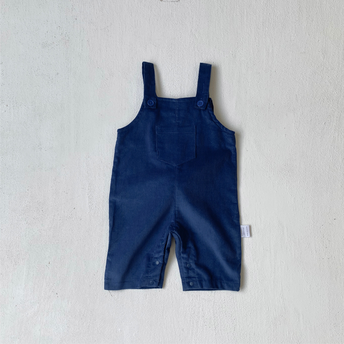 Baby Rabbit Ears Large Pocket Sleeveless Romper Baby Corduroy Overalls Bodysuit — image 7