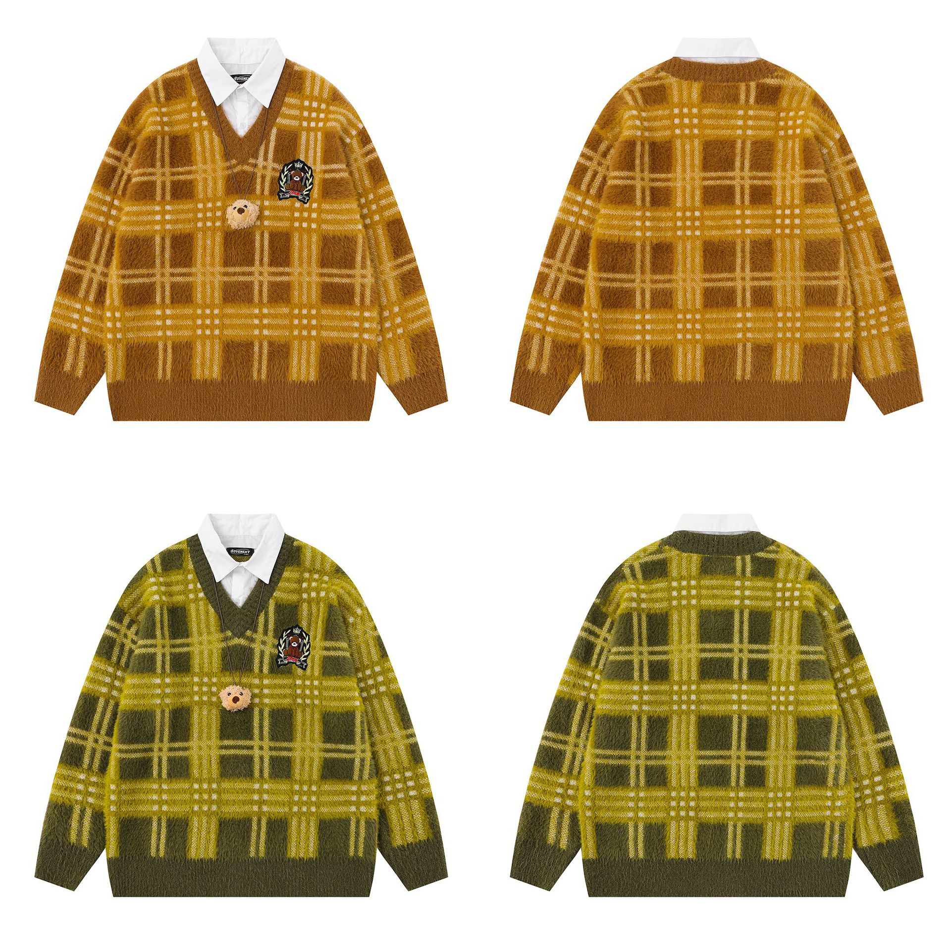 Detachable bear head neck sweater — image 6