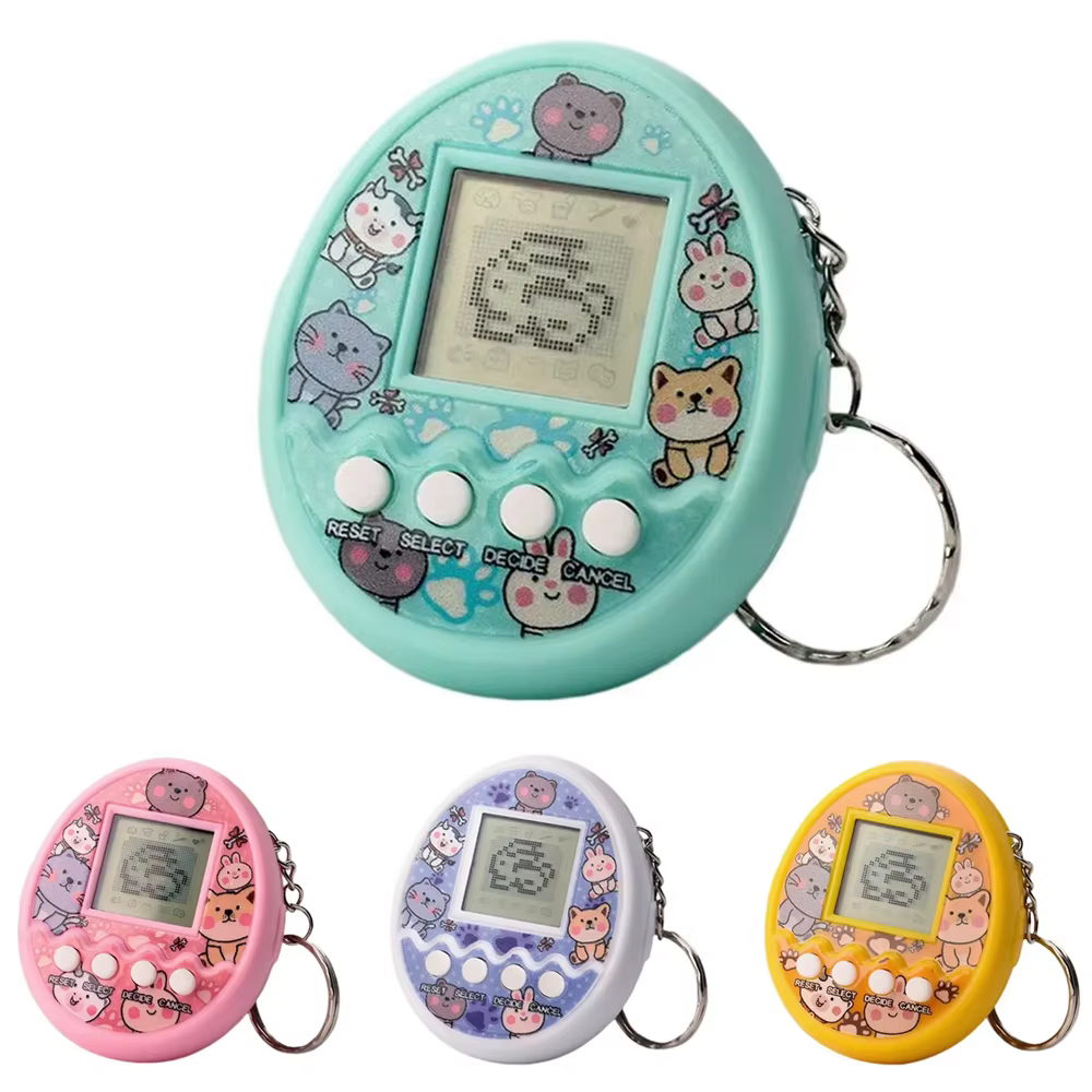 Juguetes Electrónicos de Mascotas Virtuales Tamagotchi en Ruso Original Alemán Español Polaco Animales Digitales para Niños Pixel — imagen 1