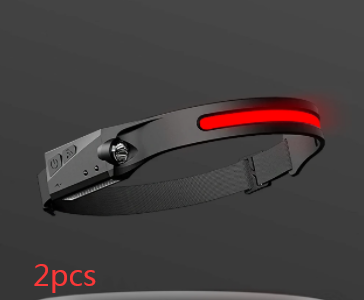 COB LED Inducción Linterna de Cabeza para Montar con Batería Recargable USB Resistente al Agua para Camping y Caza con Visión Total — imagen 15