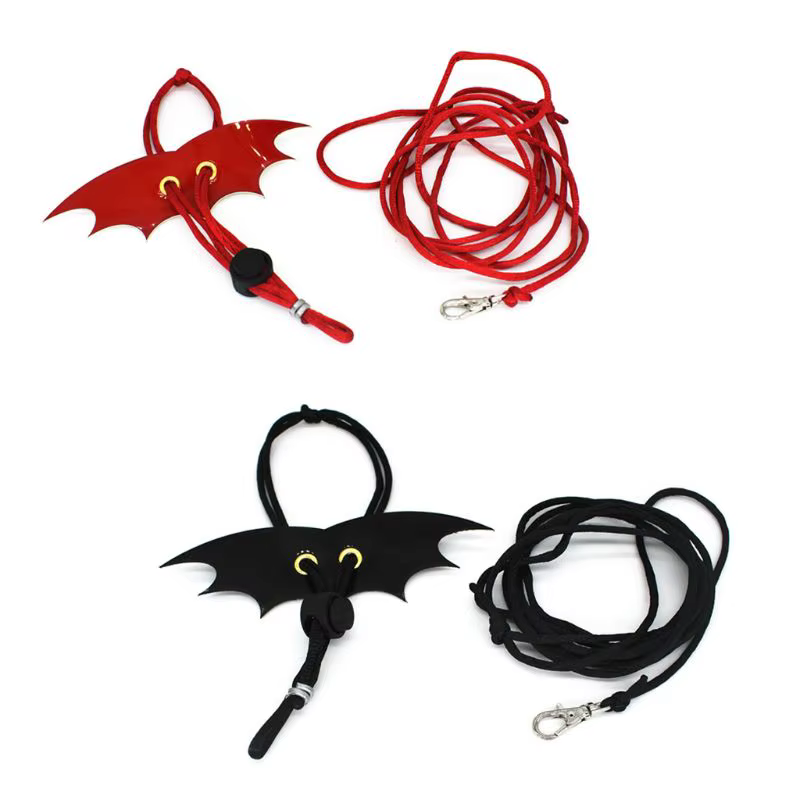 Pet Lguana Adjustable Wing Style Harness Climbing Rope Belt Small Lizard Reptile Animal Imitation Leather Traction Leash — image 2