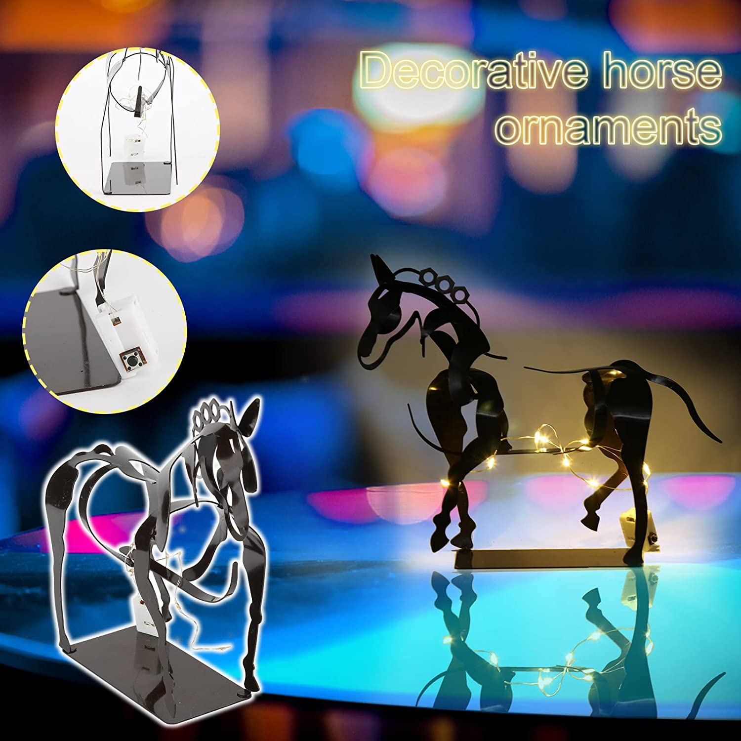 Horse Sculpture Adonis Horse Sculpture "Adonis" Iron Decoration — image 1