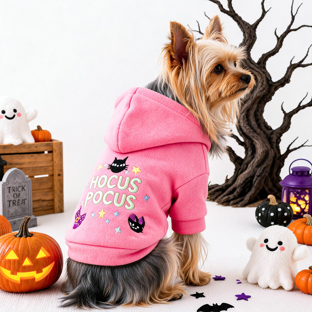 Pet Clothing Cute Magic Halloween Hoodie for Small Dogs and Cats — image 1
