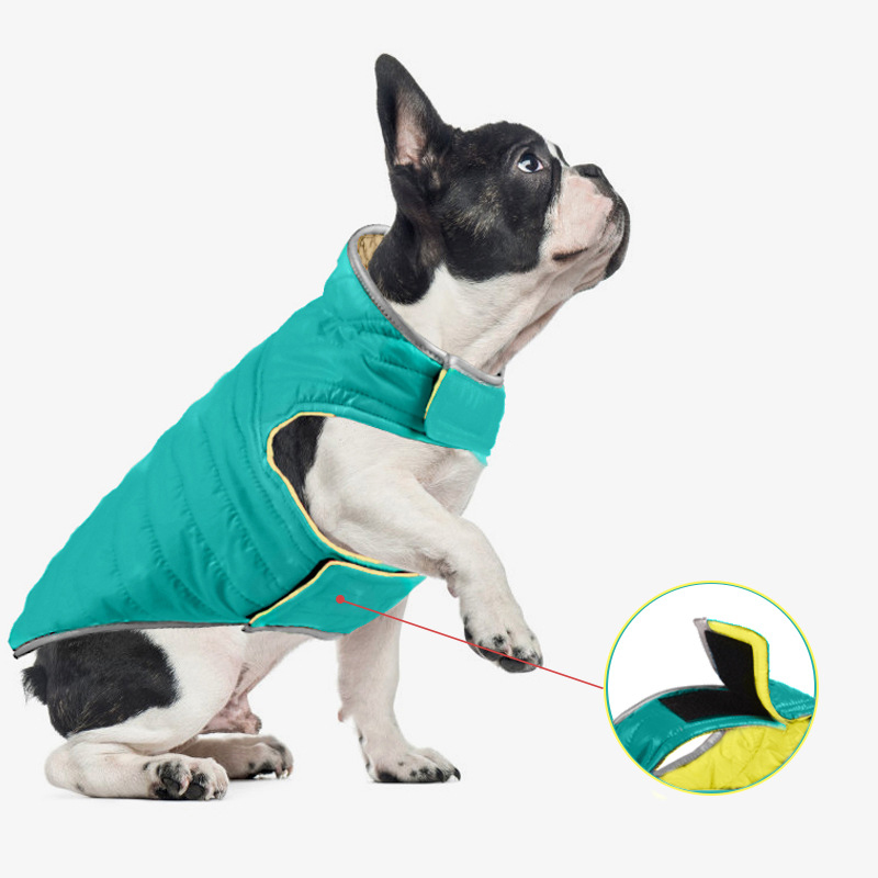Ropa de Perro para Otoño - Vestido con Cinta Reflectante para Puppies y Perros Pequeños y Medianos, Malla de Algodón doblemente tejida — imagen 3