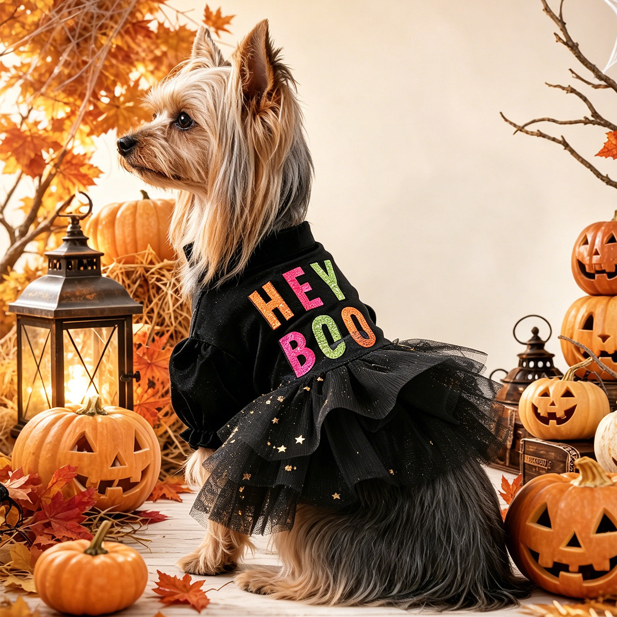 Pet Clothing for Small Dogs and Cats Halloween Princess Tulle Dress, Cute Outfit for Small Pets — image 1