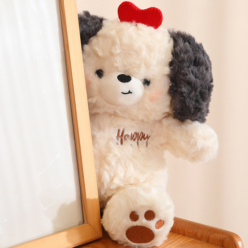 Cute Brown Bear Plush Toy Animal Doll for Girls, Soft Stuffed Rabbit and Doggy Pillow for Sleeping — image 2